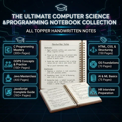 Handwritten Programming Notes (All-in-One Bundle)